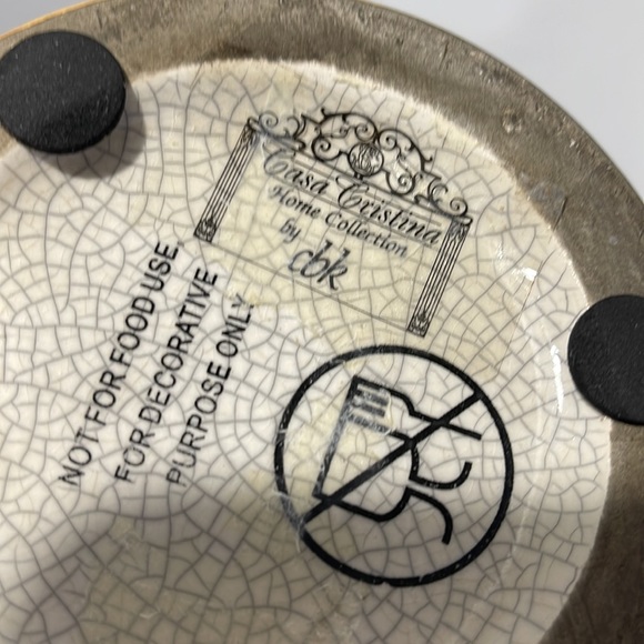 Casa Cristina pitcher  Home Collection by CBK Tuscan style colorful floral - Picture 11 of 13